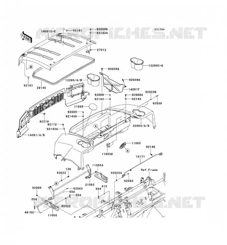 FENDER Kawasaki SSV 620 2013 MULE 4000  KAF620PDF
