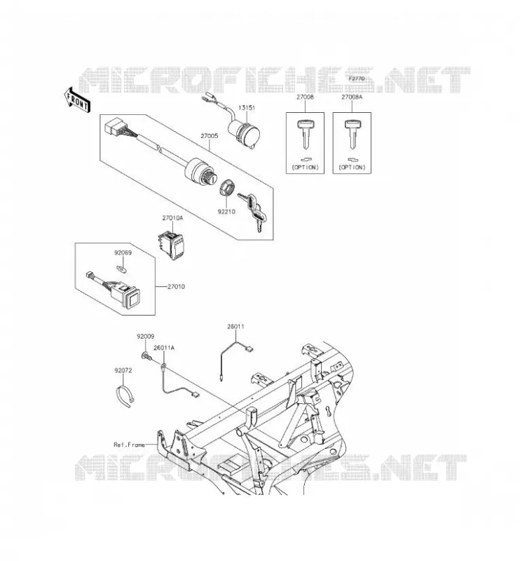SWITCH Kawasaki SSV 620 2014 MULE 4000  KAF620PEF