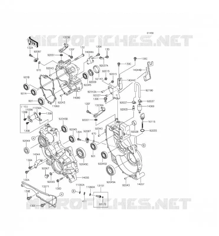 DRIVE SHAFT - FINAL GEAR Kawasaki SSV 620 2015 MULE 4010 TRANS 4X4  KAF620RFFA