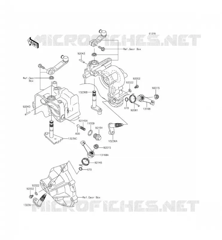 SHIFT Kawasaki SSV 620 2015 MULE 4010 TRANS 4X4  KAF620RFFA