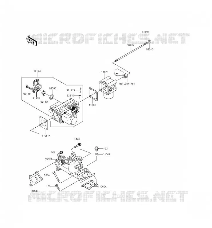 CARBURETOR Kawasaki SSV 620 2016 MULE 4010 TRANS 4X4  KAF620RGF