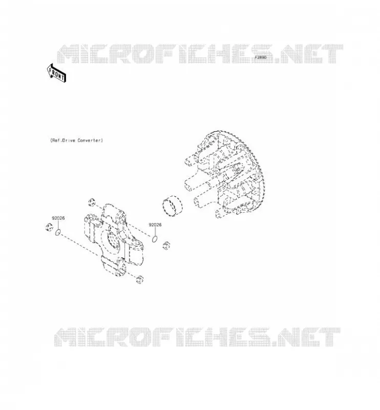 OPTION PARTS Kawasaki SSV 820 2015 MULE PRO-FXT  KAF820AFF