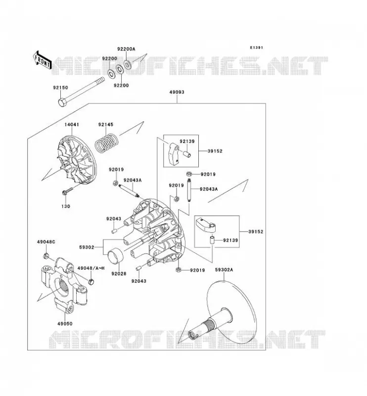 DRIVE CONVERTER Kawasaki SSV 950 2010 MULE 4010 DIESEL 4X4  KAF950FAF