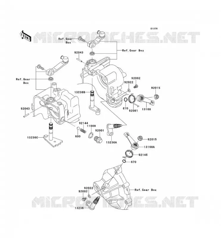 SHIFT Kawasaki SSV 950 2010 MULE 4010 TRANS 4X4 DIESEL  KAF950GAF