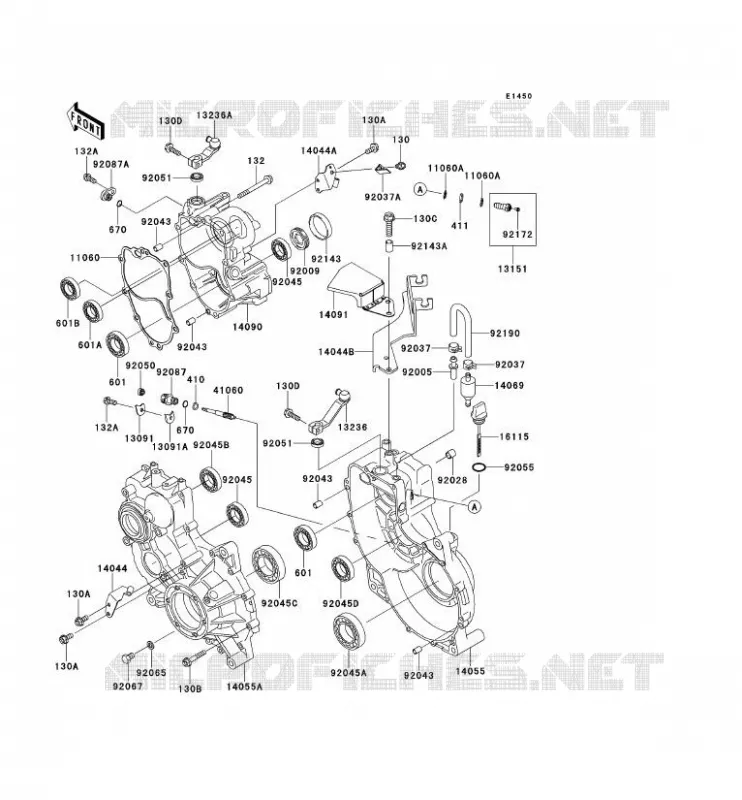 DRIVE SHAFT - FINAL GEAR Kawasaki SSV 950 2010 MULE 4010 TRANS 4X4 DIESEL  KAF950GAF