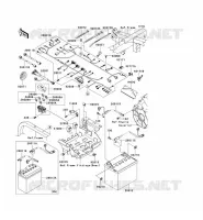 CHASSIS ELECTRICAL EQUIPMENT voor Kawasaki TERYX 750 4X4 2009
