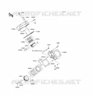 CYLINDER   PISTON  voor Kawasaki TERYX 750 4X4 2009