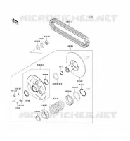 DRIVE CONVERTER   BELT voor Kawasaki TERYX 750 4X4 2009