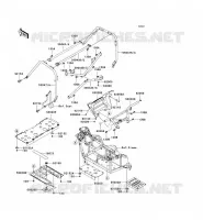 PROTECTION   CHASSIS CAB voor Kawasaki TERYX 750 4X4 2009