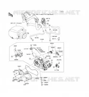 CARBURETOR voor Kawasaki TERYX 750 4X4 2009