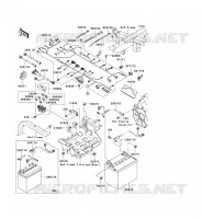 CHASSIS ELECTRICAL EQUIPMENT voor Kawasaki TERYX 750 4X4 2009