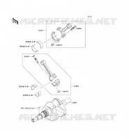CRANKSHAFT voor Kawasaki TERYX 750 4X4 2009