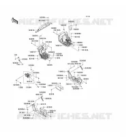 FRAME PARTS(AVANT) voor Kawasaki TERYX 750 4X4 2009