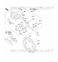FRONT BRAKE voor Kawasaki TERYX 750 4X4 2009