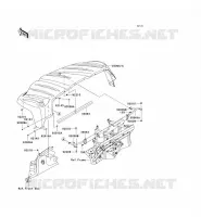 FRONT FENDER voor Kawasaki TERYX 750 4X4 2009