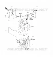 FUEL TANK voor Kawasaki TERYX 750 4X4 2009