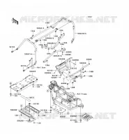 PROTECTION   CHASSIS CAB voor Kawasaki TERYX 750 4X4 2009