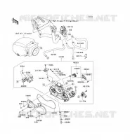 CARBURETOR voor Kawasaki TERYX 750 4X4 NRA OUTDOORS 2009