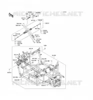 CHASSIS voor Kawasaki TERYX 750 4X4 NRA OUTDOORS 2009