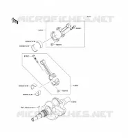CRANKSHAFT voor Kawasaki TERYX 750 4X4 NRA OUTDOORS 2009