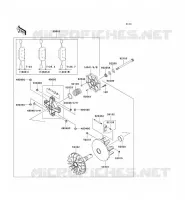 DRIVE CONVERTER voor Kawasaki TERYX 750 4X4 NRA OUTDOORS 2009