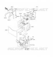 FUEL TANK voor Kawasaki TERYX 750 4X4 NRA OUTDOORS 2009