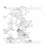 PROTECTION   CHASSIS CAB voor Kawasaki TERYX 750 4X4 NRA OUTDOORS 2009