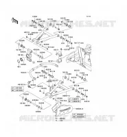 REAR SUSPENSION voor Kawasaki TERYX 750 4X4 NRA OUTDOORS 2009