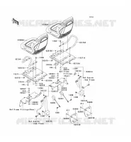 SEAT voor Kawasaki TERYX 750 4X4 NRA OUTDOORS 2009