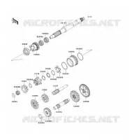TRANSMISSION voor Kawasaki TERYX 750 4X4 NRA OUTDOORS 2009