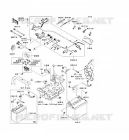 CHASSIS ELECTRICAL EQUIPMENT voor Kawasaki TERYX 750 FI 4X4 2011