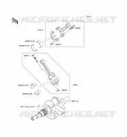 CRANKSHAFT voor Kawasaki TERYX 750 FI 4X4 2011