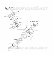CYLINDER   PISTON  voor Kawasaki TERYX 750 FI 4X4 2011
