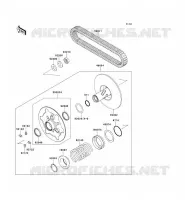 DRIVE CONVERTER   BELT voor Kawasaki TERYX 750 FI 4X4 2011