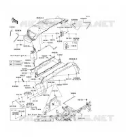 FRONT FENDER voor Kawasaki TERYX 750 FI 4X4 2011