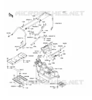 PROTECTION   CHASSIS CAB voor Kawasaki TERYX 750 FI 4X4 2011