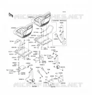 SEAT voor Kawasaki TERYX 750 FI 4X4 2011