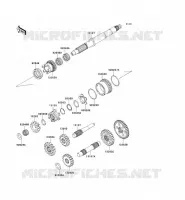 TRANSMISSION voor Kawasaki TERYX 750 FI 4X4 2011
