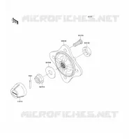 REAR HUB   BRAKE voor Kawasaki TERYX 750 FI 4X4 LE 2010