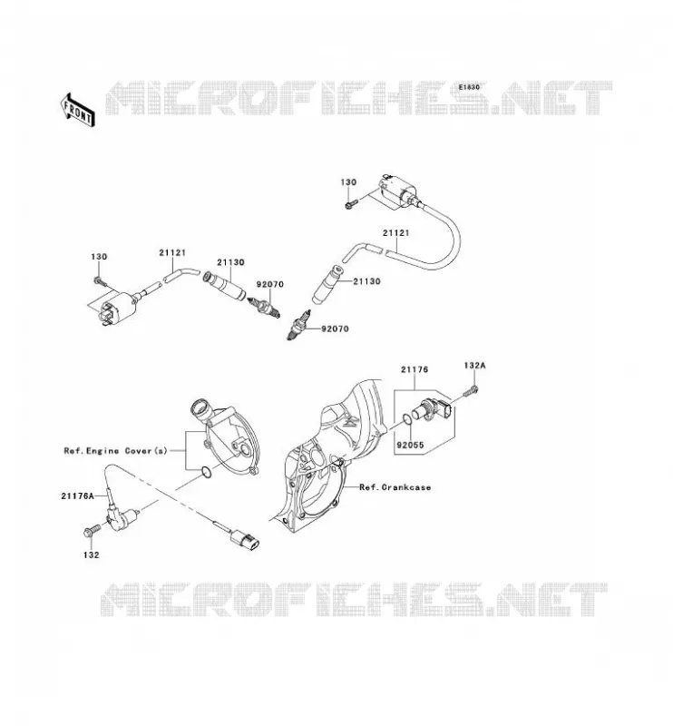 IGNITION SYSTEM Kawasaki SSV 750 2012 TERYX 750 FI 4X4 LE  KRF750PCS
