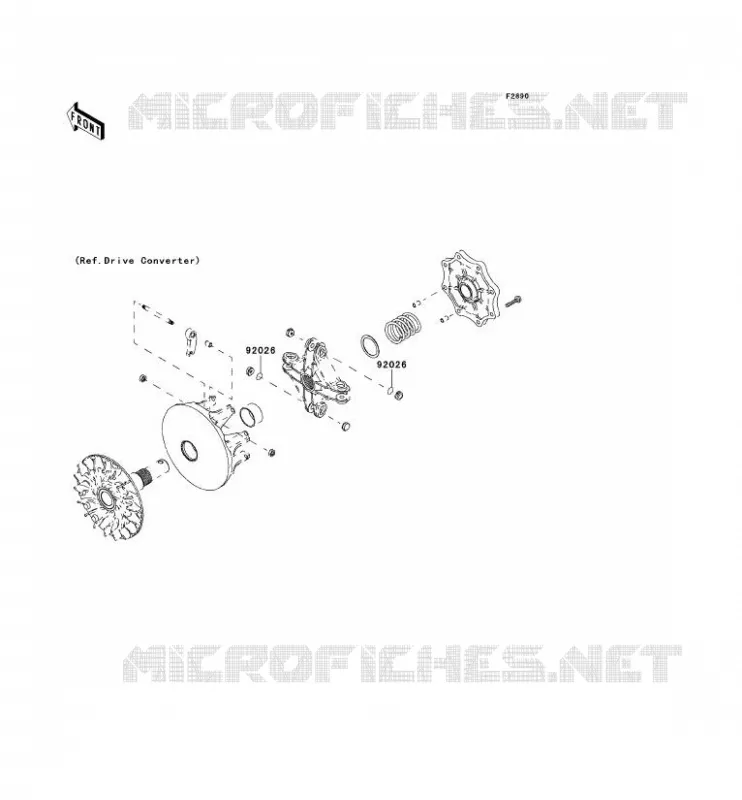 OPTION PARTS Kawasaki SSV 750 2012 TERYX 750 FI 4X4 LE  KRF750PCS