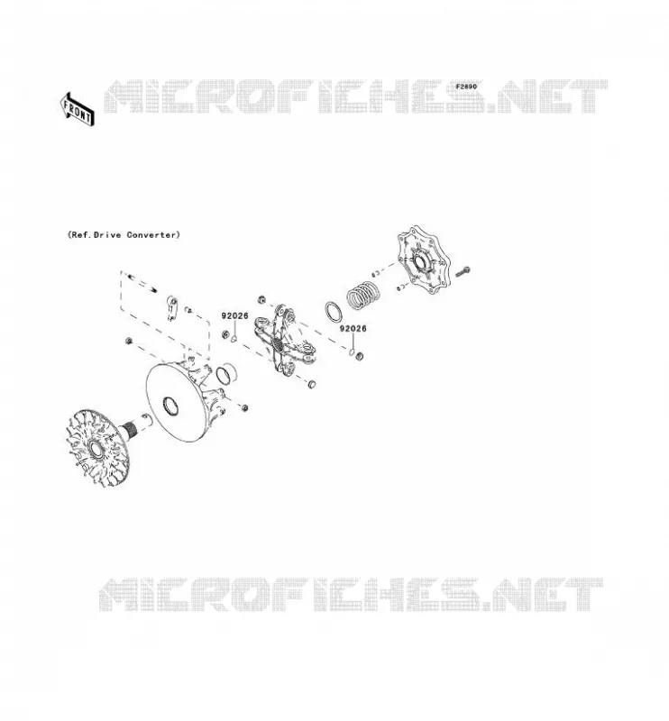 OPTION PARTS Kawasaki SSV 750 2012 TERYX 750 FI 4X4 LE  KRF750RCS