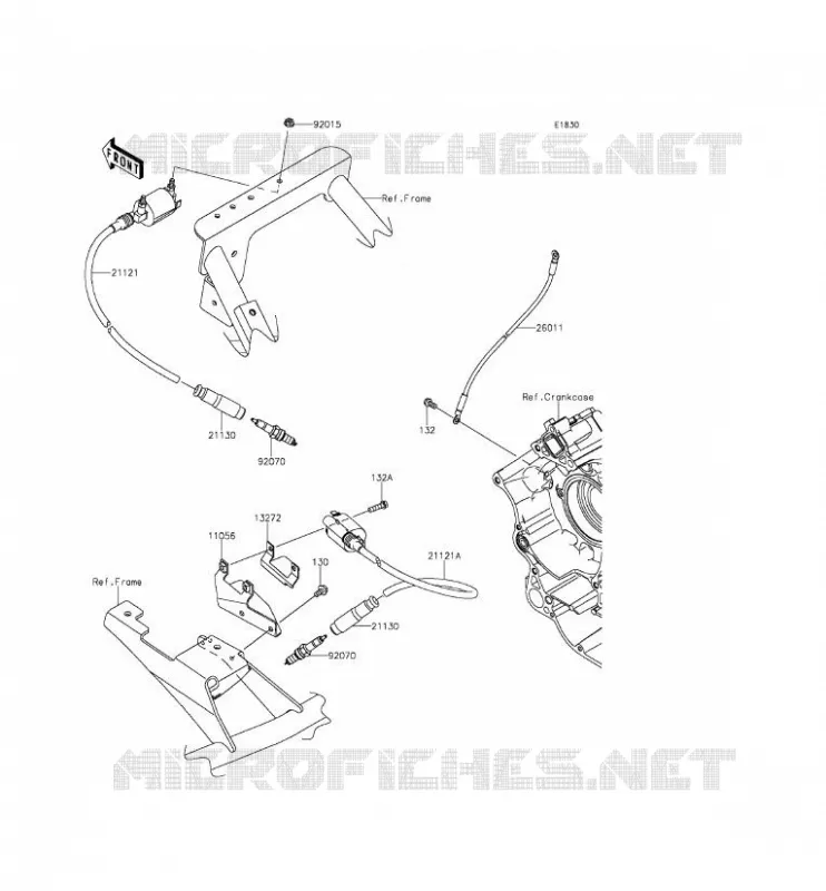 IGNITION SYSTEM Kawasaki SSV 800 2015 TERYX  KRF800AFF