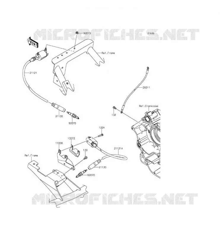 IGNITION SYSTEM Kawasaki SSV 800 2014 TERYX  KRF800BEF