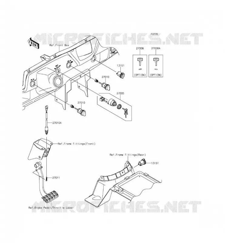 SWITCH Kawasaki SSV 800 2015 TERYX  KRF800DFF