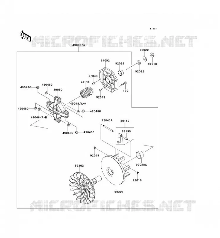 DRIVE CONVERTER Kawasaki SSV 750 2013 TERYX 4 750 4X4  KRT750ADF
