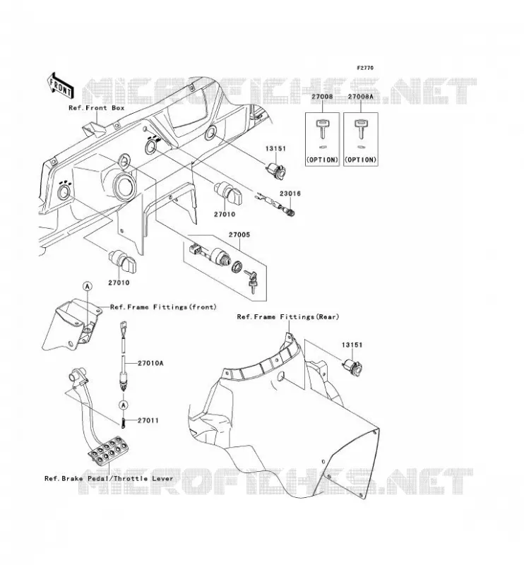 SWITCH Kawasaki SSV 750 2013 TERYX 4 750 4X4 EPS  KRT750BDF