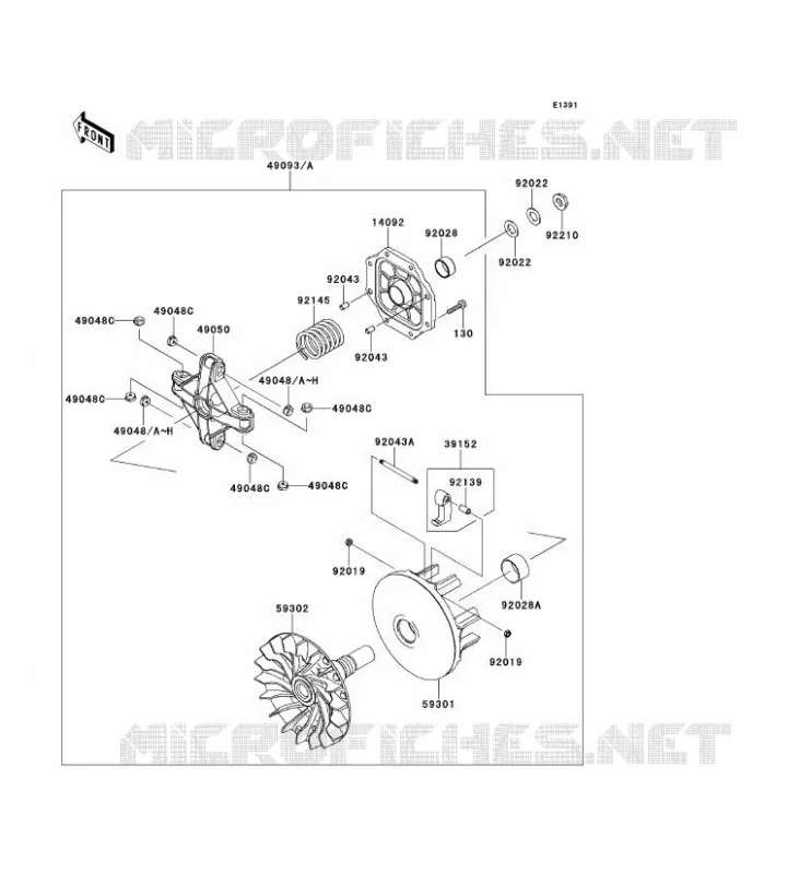 DRIVE CONVERTER Kawasaki SSV 750 2012 TERYX 4 750 4X4 EPS LE  KRT750CCF