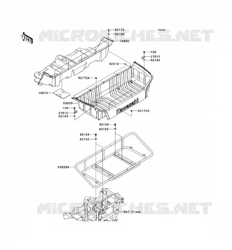 LUGGAGE (S) Kawasaki SSV 750 2013 TERYX 4 750 4X4 EPS LE  KRT750CDF