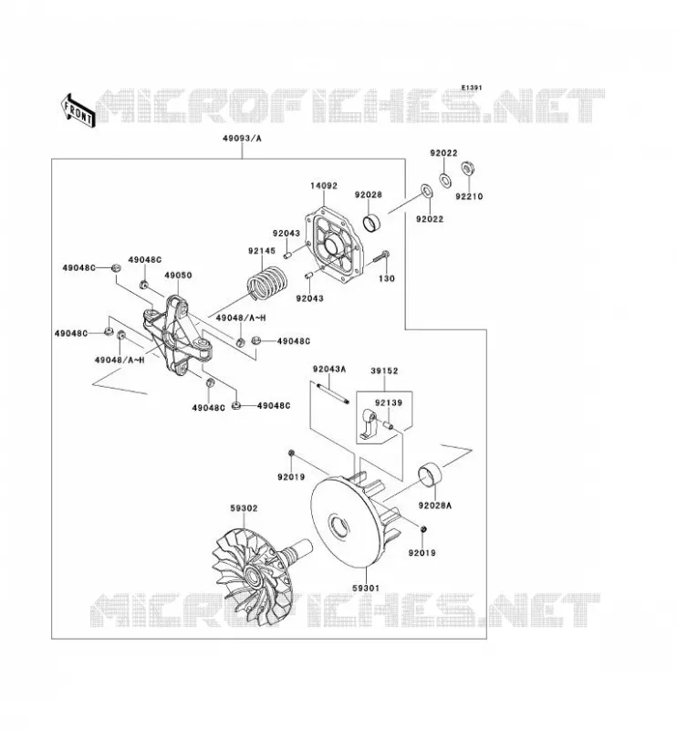DRIVE CONVERTER Kawasaki SSV 750 2012 TERYX 4 750 4X4 EPS  KRT750DCF
